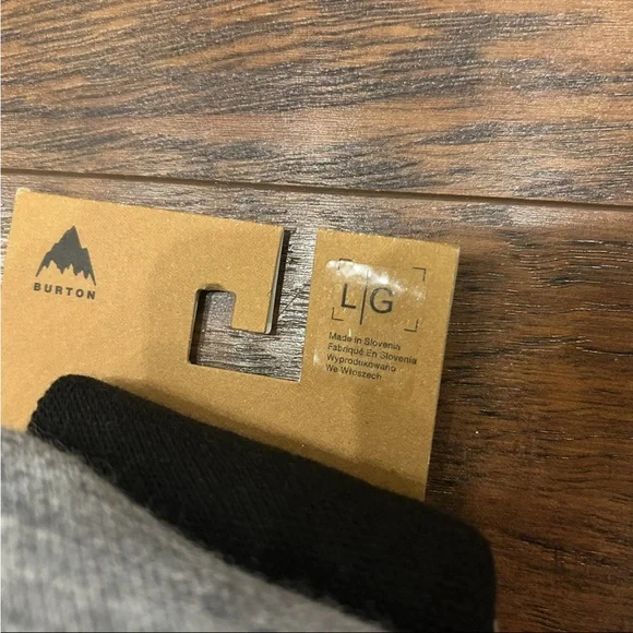 NWT BURTON MENS Weekend Midweight Socks 2-Pack Gray White Black Large 10.5-13.5 - Picture 3 of 6